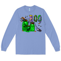 Colony Blue boo drink Long Sleeve Tee - CowhideDigitalArt