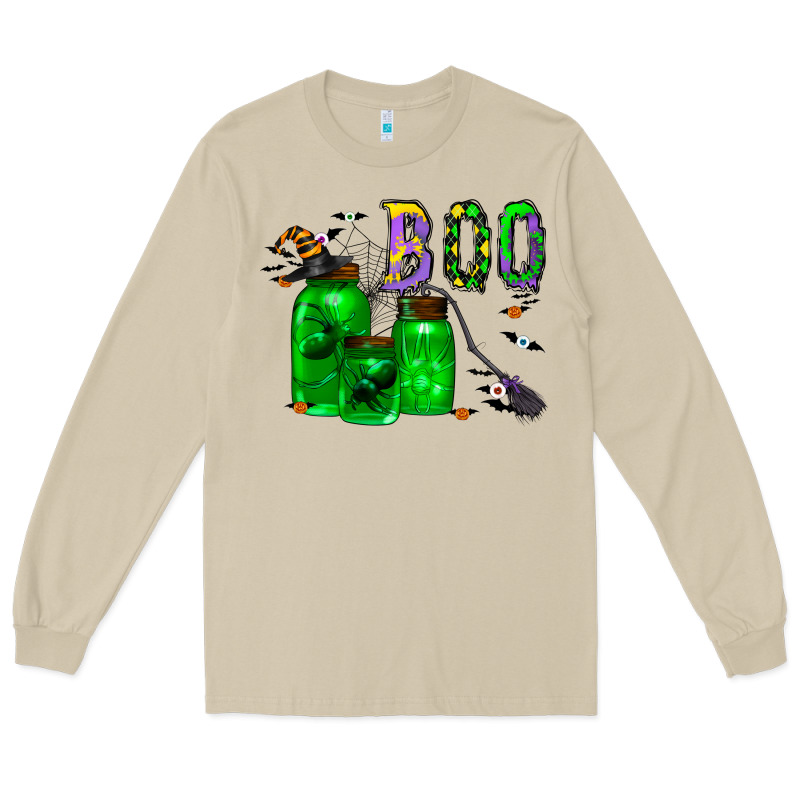 Boo Drink Long Sleeve Tee by CowhideDigitalArt | Teevron