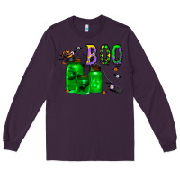 Plum boo drink Long Sleeve Tee - CowhideDigitalArt
