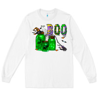White boo drink Long Sleeve Tee - CowhideDigitalArt