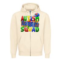 Sandshell autısm support squad Zipper Hoodie - AdoDesignShop