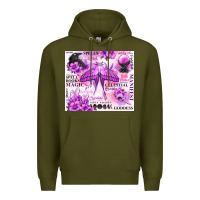 Army Green witchy celestial witch Premium Hoodie - MaliasSmallBusiness