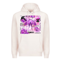Pale Pink witchy celestial witch Premium Hoodie - MaliasSmallBusiness