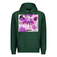 Sports Green witchy celestial witch Premium Hoodie - MaliasSmallBusiness