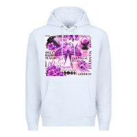 White witchy celestial witch Premium Hoodie - MaliasSmallBusiness