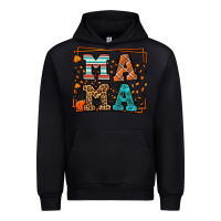 Black Fall Autumn Leopard Mama Urban Hoodie - LillyAllenDesigns