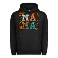 Pigment Black Fall Autumn Leopard Mama Urban Hoodie - LillyAllenDesigns