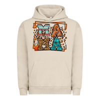Pigment French Oak Fall Autumn Leopard Mama Urban Hoodie - LillyAllenDesigns