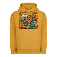 Pigment Peanut Butter Fall Autumn Leopard Mama Urban Hoodie - LillyAllenDesigns