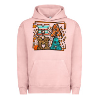 Pigment Salmon Fall Autumn Leopard Mama Urban Hoodie - LillyAllenDesigns