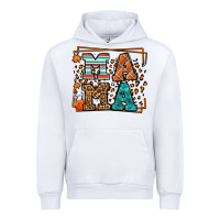 White Fall Autumn Leopard Mama Urban Hoodie - LillyAllenDesigns