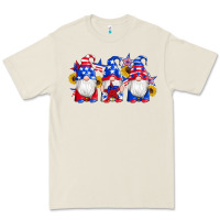 Bone american flag gnomes sunflowers star Premium Tee - Artiststas