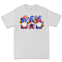 Dove Grey american flag gnomes sunflowers star Premium Tee - Artiststas