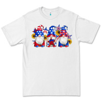 White american flag gnomes sunflowers star Premium Tee - Artiststas
