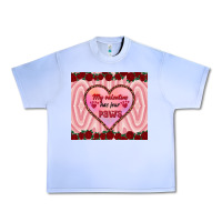 Grape Ice my valentine has four paws Urban Heavy Tee - RanaPortraitStore