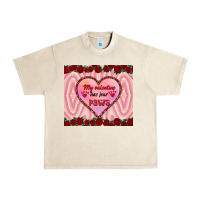 Sandshell my valentine has four paws Urban Heavy Tee - RanaPortraitStore
