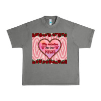 My Valentine Has Four Paws Urban Heavy Tee | Teevron