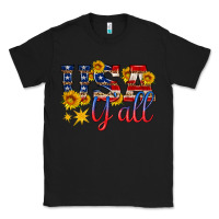 Black usa y all Classic Tee - HRA Design Shop