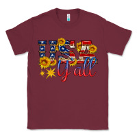Burgundy usa y all Classic Tee - HRA Design Shop