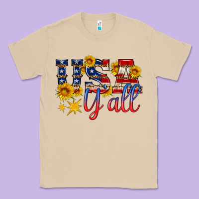 Usa Y All Classic Tee Designed By Hra Design Shop