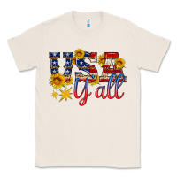 Natural usa y all Classic Tee - HRA Design Shop