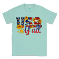 Seafoam usa y all Classic Tee - HRA Design Shop