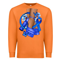 Carrot colon cancer heels Premium Sweatshirt - NancyCooperArtShop