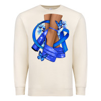 Sandshell colon cancer heels Premium Sweatshirt - NancyCooperArtShop