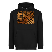 Black handdrawn tiger pattern background Heavyweight Hoodie - BarkalooDesign
