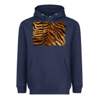 Navy handdrawn tiger pattern background Heavyweight Hoodie - BarkalooDesign