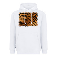White handdrawn tiger pattern background Heavyweight Hoodie - BarkalooDesign
