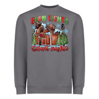 Storm barn lights and silent nights Heavyweight Sweatshirt - MaliasSmallBusiness
