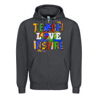 Smoke teach love inspire Zipper Hoodie - AdoDesignShop