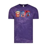 Cloud Purple usa mason jars Vintage Tee - Zillion Design Studio