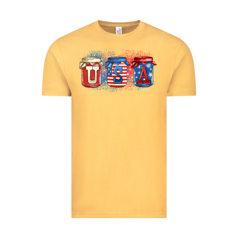 Usa Mason Jars Vintage Tee by Zillion Design Studio | Teevron