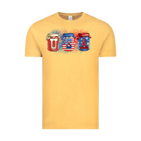 Vintage Mustard usa mason jars Vintage Tee - Zillion Design Studio