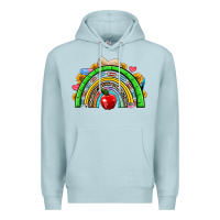 Blue Mist school rainbow Premium Hoodie - NancyCooperArtShop