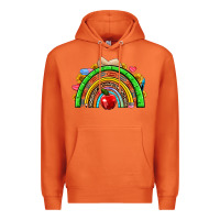 Carrot school rainbow Premium Hoodie - NancyCooperArtShop