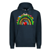 Navy school rainbow Premium Hoodie - NancyCooperArtShop