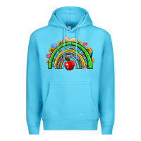 Ocean Blue school rainbow Premium Hoodie - NancyCooperArtShop