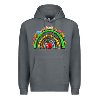 Rock school rainbow Premium Hoodie - NancyCooperArtShop