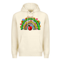 Sandshell school rainbow Premium Hoodie - NancyCooperArtShop