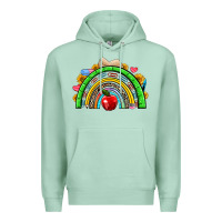 Seafoam school rainbow Premium Hoodie - NancyCooperArtShop