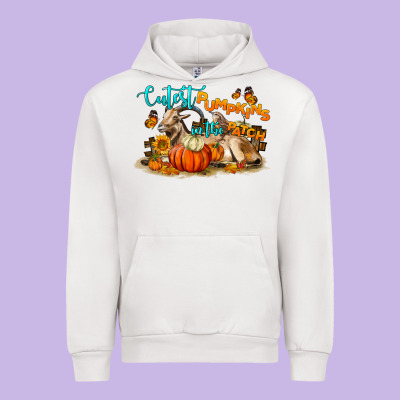 Fall Cutest Pumpkin In The Patch Urban Hoodie Designed By Lillyallendesigns