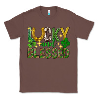 Chestnut Lucky and blessed st. patricks day Classic Tee - Neo Western