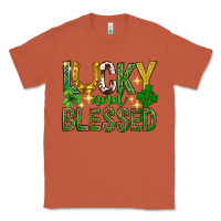 Copper Lucky and blessed st. patricks day Classic Tee - Neo Western
