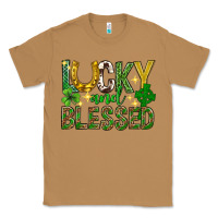 Toasted Coconut Lucky and blessed st. patricks day Classic Tee - Neo Western