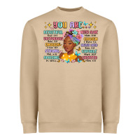 Mushroom you are beautiful victorious enough strong Heavyweight Sweatshirt - MaliasSmallBusiness