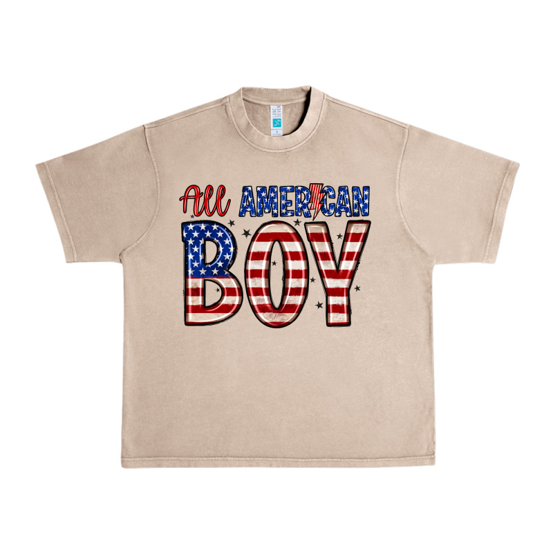 All American Boy Urban Heavy Tee by Zillion Design Studio | Teevron
