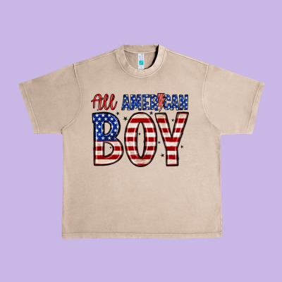 All American Boy Urban Heavy Tee Designed By Zillion Design Studio
